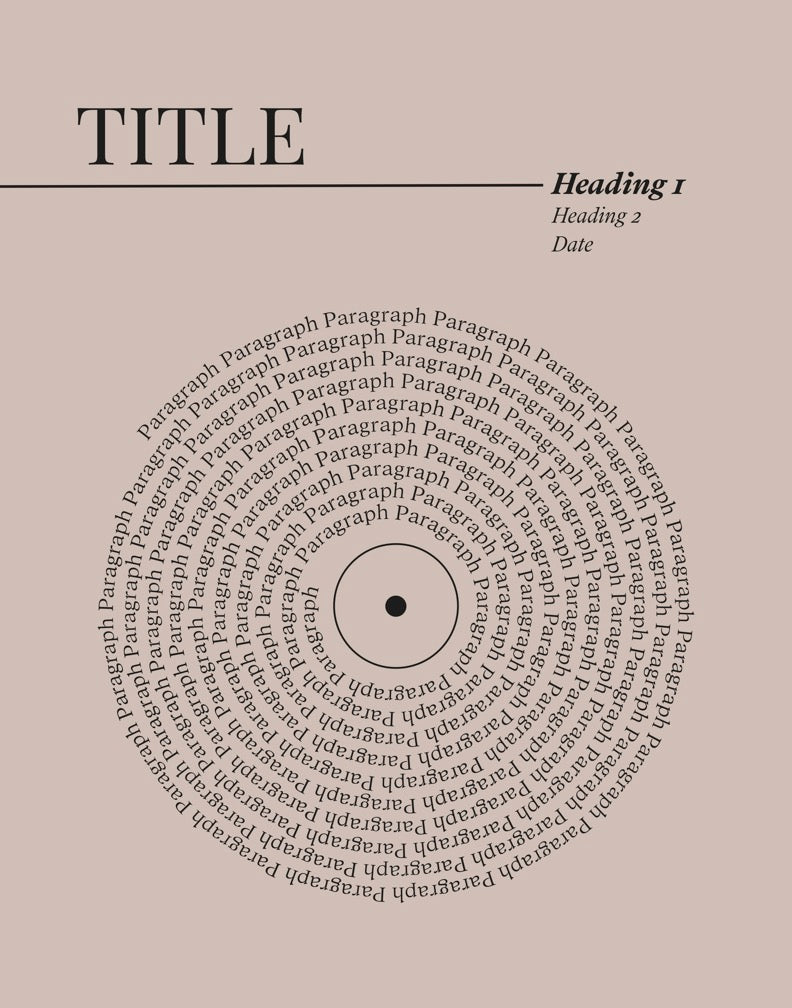 Lyric Record Art (Weddings & Anniversaries)