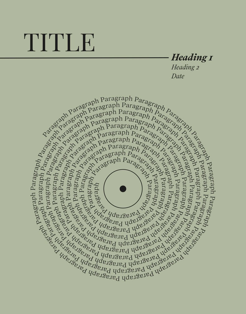 Lyric Record Art (Weddings & Anniversaries)