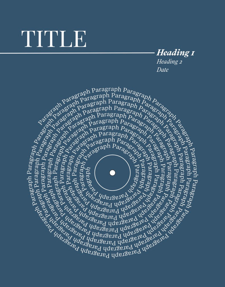 Lyric Record Art (Weddings & Anniversaries)