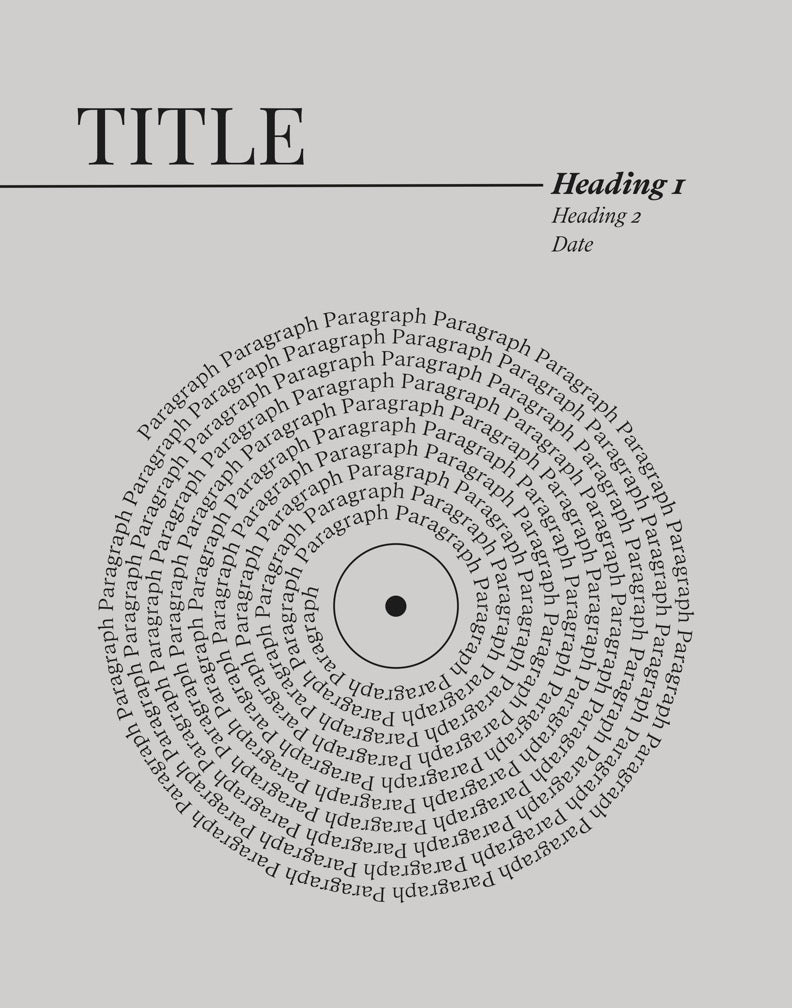 Lyric Record Art (Weddings & Anniversaries)