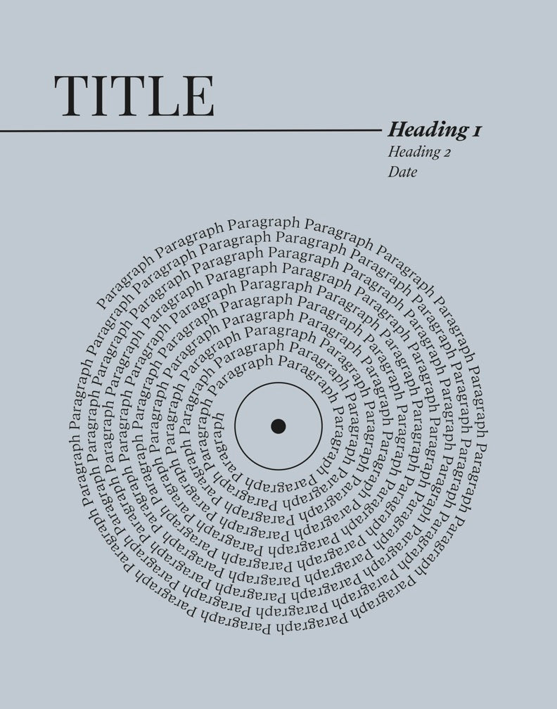 Lyric Record Art (Weddings & Anniversaries)