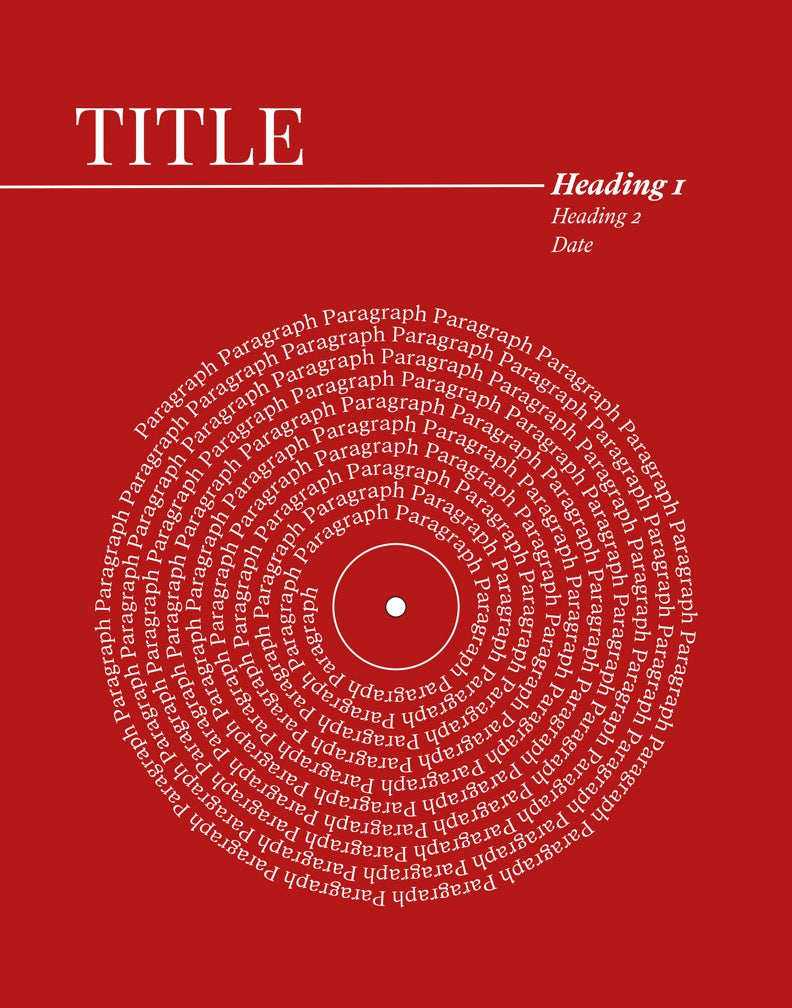 Lyric Record Art (Weddings & Anniversaries)