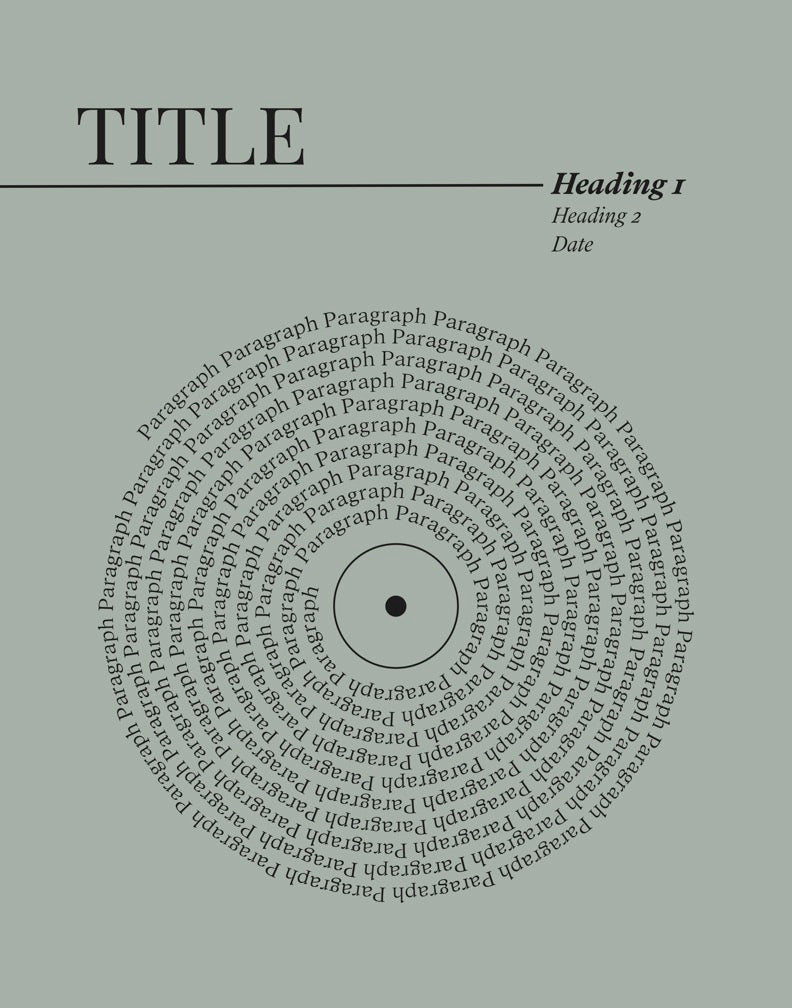Lyric Record Art (Weddings & Anniversaries)