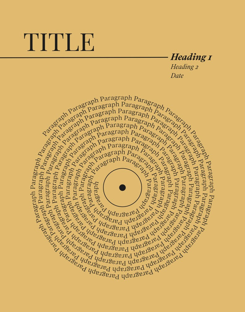 Lyric Record Art (Weddings & Anniversaries)